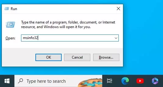 System Information Run Command
